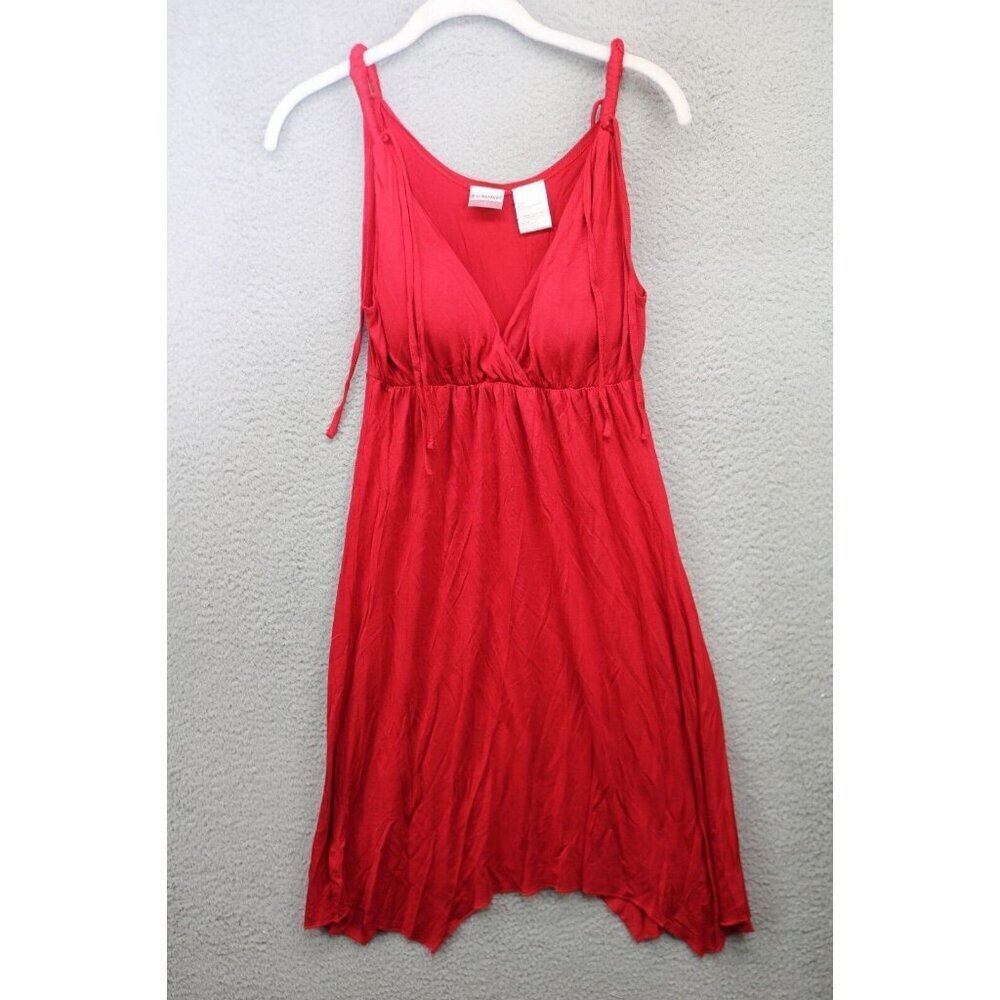 Vintage No Boundaries Babydoll Asymmetrical Hem Dress-Medium Jrs.-Built in Bra